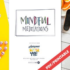 Printable gratitude tools