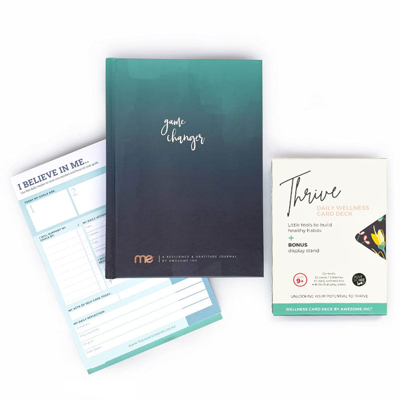 Game changer gratitude bundle for mental health and wellbeing 