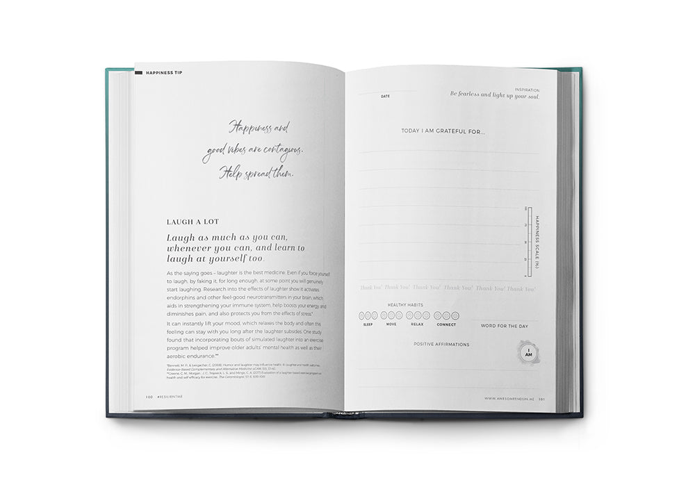 Gratitude journal for mindset and mental health 