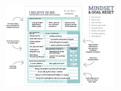 Mindset instruction sheet 